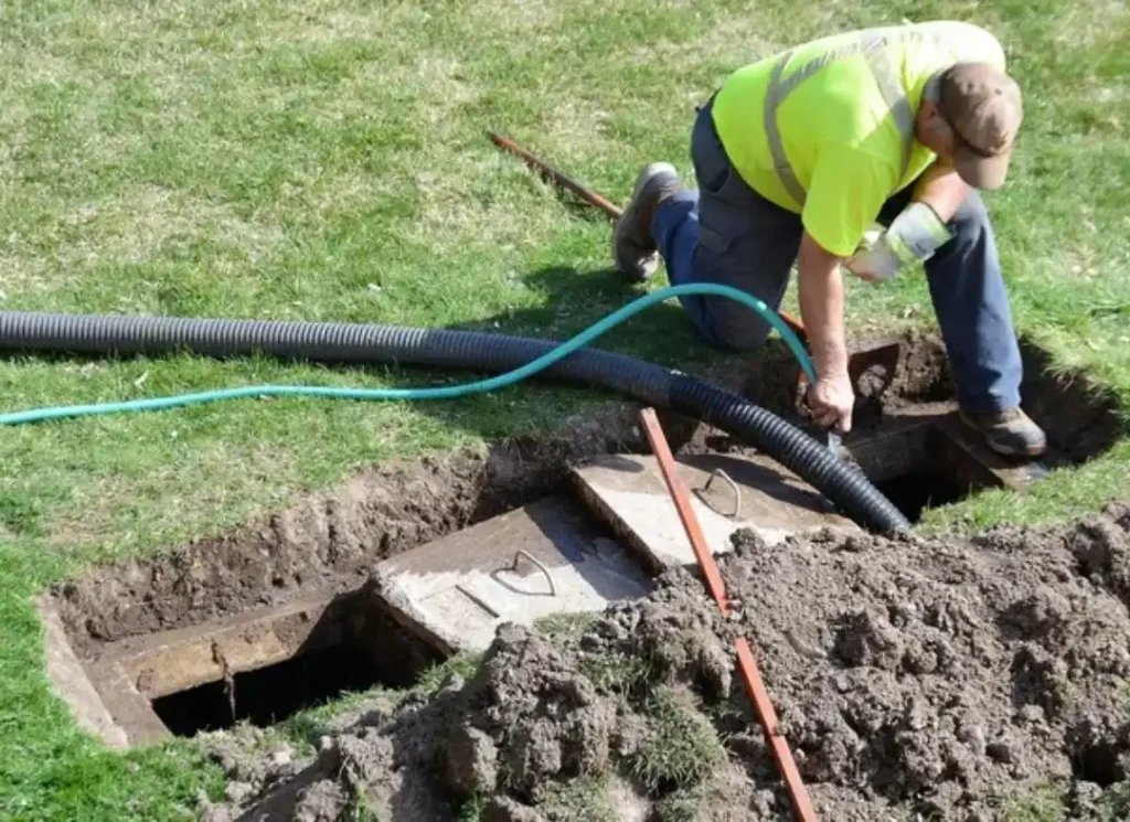Septic system trenching